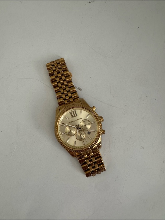 Michael Kors Other - Michael Kors Woman Gold-Tone Chronograph Bracelet Watch